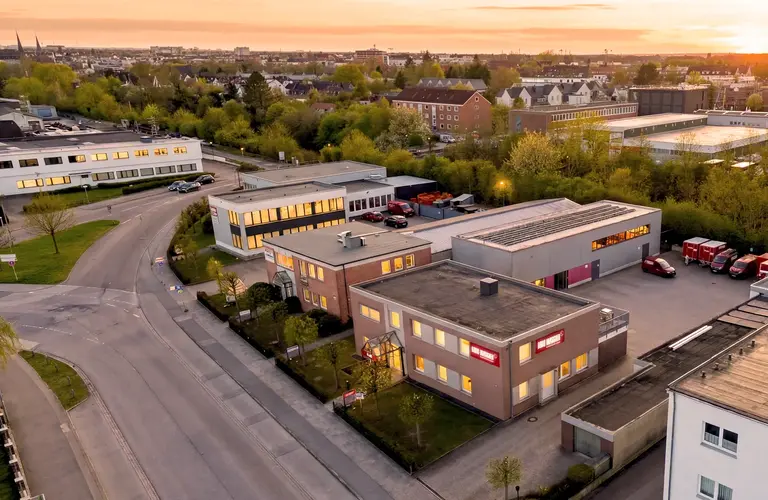Luftaufnahme Firmengelände Posener Straße